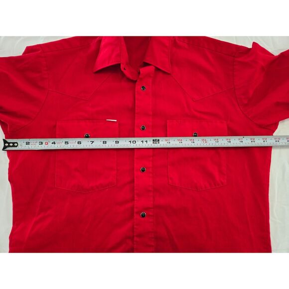 Chute 1 Vintage Western Cowboy Shirt Men 32/33 Neck 15.5 Black Pearl Button - Picture 2 of 6